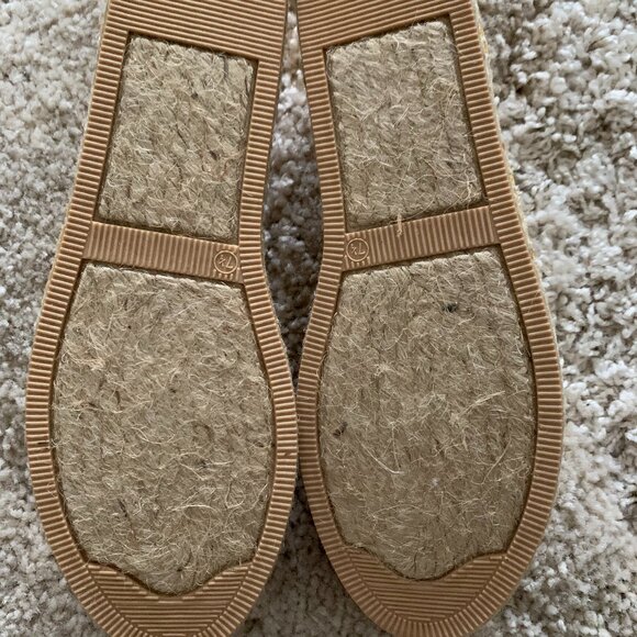 G.H. Bass & Co Tweedy Yellow Espadrille/Flats Size 7.5 (NWT) - Picture 5 of 7